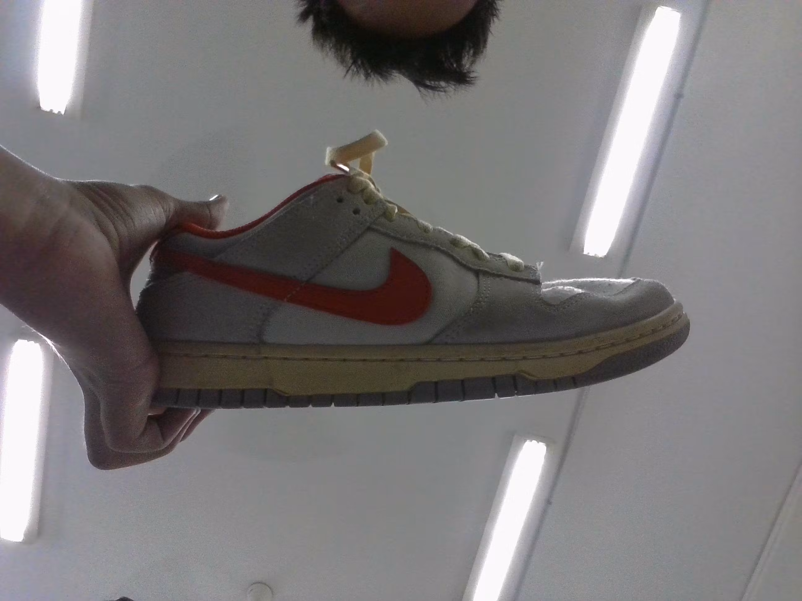 Nike Dunk Low 'Grey Black Orange Mini Swoosh' FN7808-001 Nike Dunk Low 'Grey Black Orange Mini Swoosh' FN7808-001